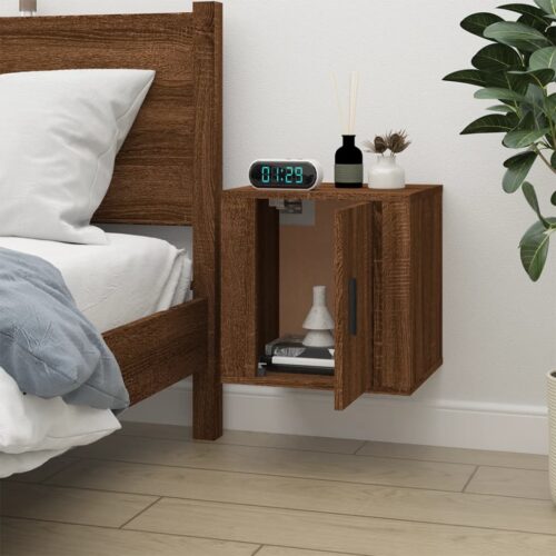 Wall Mounted TV Cabinet Brown Oak 40x34.5x40cm - Image 4