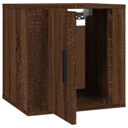 Wall Mounted TV Cabinet Brown Oak 40x34.5x40cm - Image 7