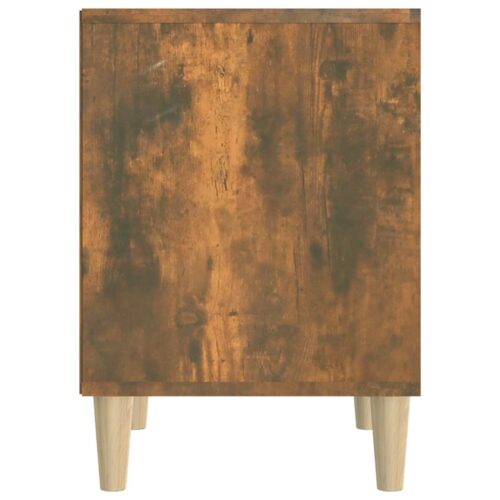 Bedside Cabinets 2pcs Smoked Oak 40x35x50cm - Image 7