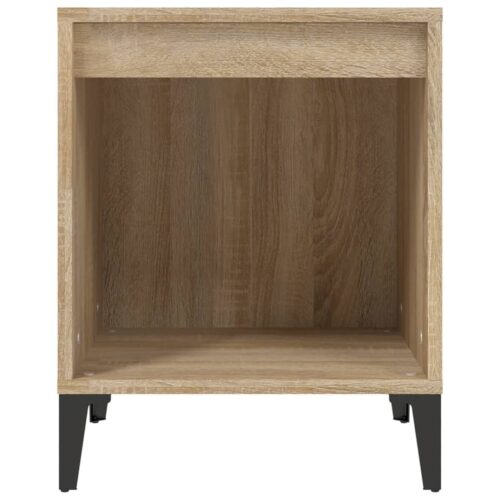 Bedside Cabinets 2pcs Sonoma Oak 40x35x50cm - Image 6
