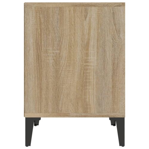 Bedside Cabinets 2pcs Sonoma Oak 40x35x50cm - Image 7