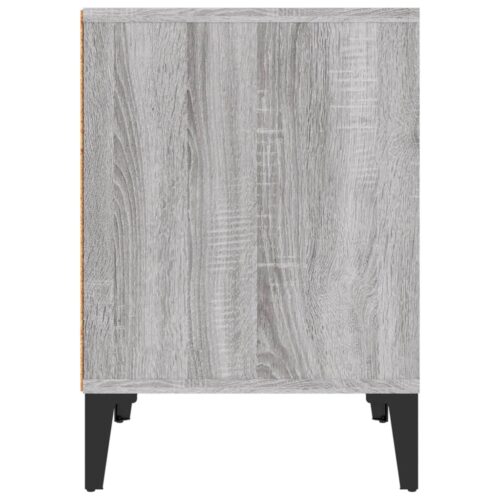 Bedside Cabinets 2pcs Grey Sonoma 40x35x50cm - Image 7