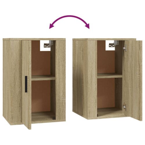 Wall Mounted TV Cabinet Sonoma Oak 40x34.5x60cm - Image 8