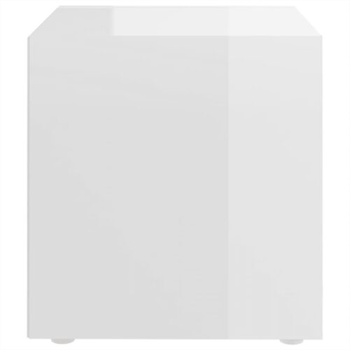 TV Cabinets 2pcs High Gloss White 37x35x37cm Engineered Wood - Image 5