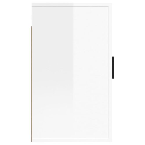 Wall Mounted TV Cabinet High Gloss White 40x34.5x60cm - Image 6
