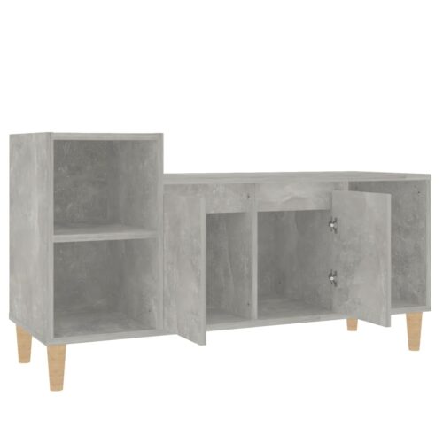TV Cabinet Concrete Grey 100x35x55cm Engineered Wood - Image 5
