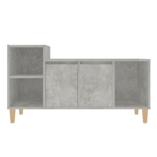 TV Cabinet Concrete Grey 100x35x55cm Engineered Wood - Image 6