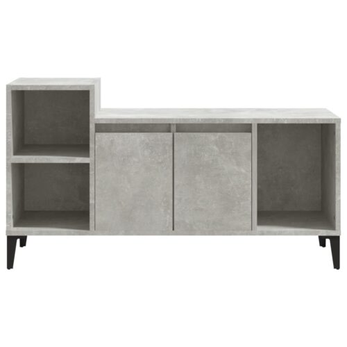 TV Cabinet Concrete Grey 100x35x55cm Engineered Wood - Image 5