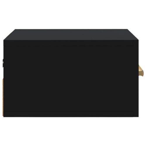 Wall-mounted Bedside Cabinets 2pcs Black 35x35x20cm - Image 8