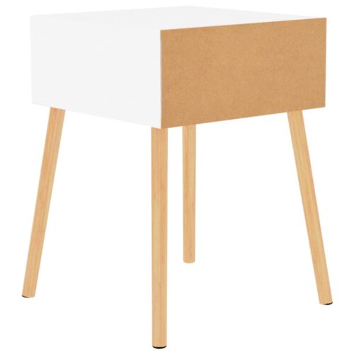 Bedside Cabinets 2pcs White 40x40x56cm Engineered Wood - Image 5