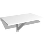 Folding Wall Table White 100x60cm
