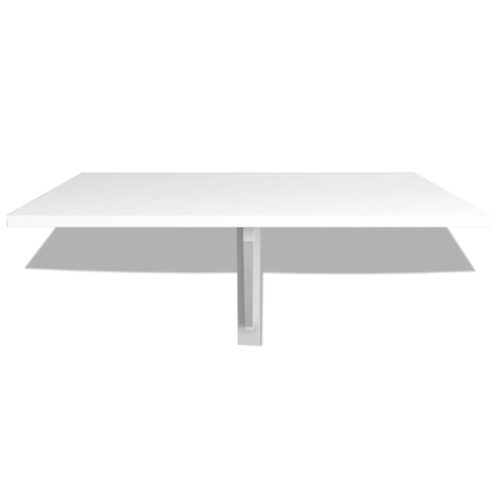 Folding Wall Table White 100x60cm - Image 3