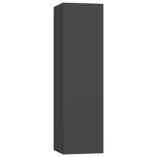 TV Cabinets 4pcs Grey 30.5x30x110cm Engineered Wood - Image 4