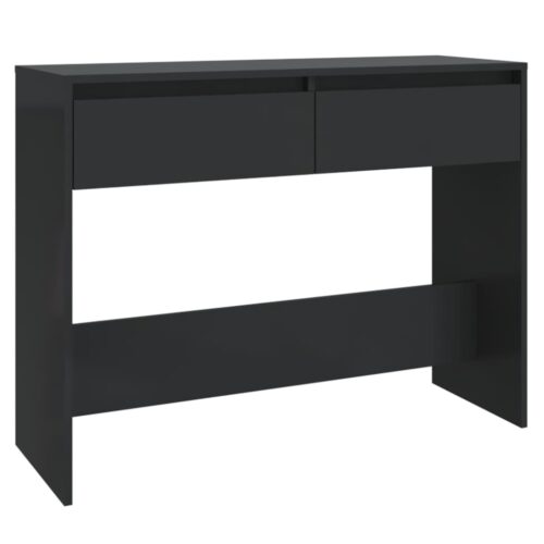 Console Table Black 100x35x76.5cm Engineered Wood