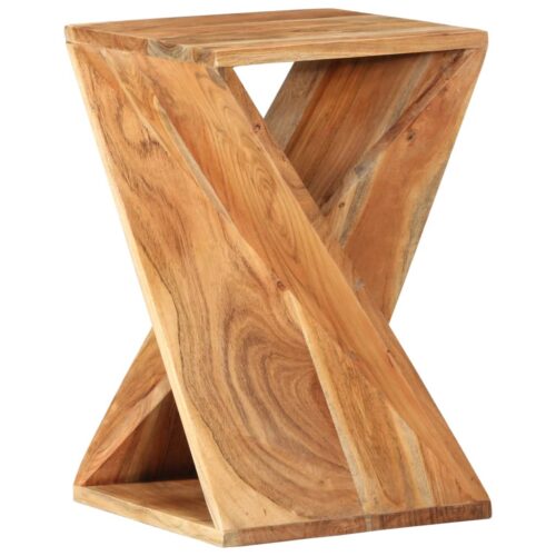 Side Table 35x35x55cm Solid Wood Acacia