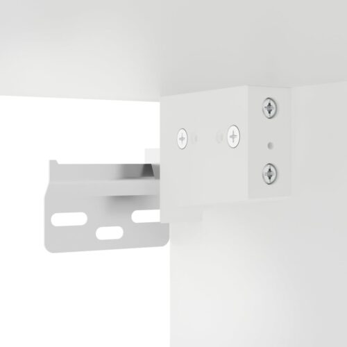 3-Piece TV Wall Cabinets with LED Lights White - Image 11