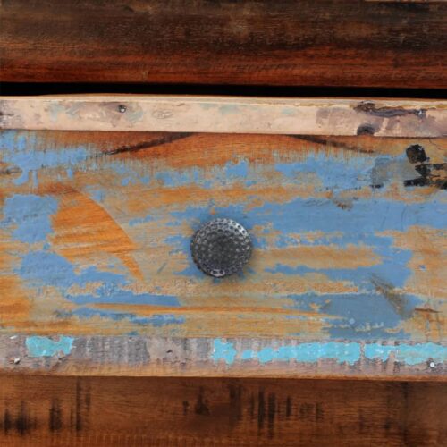 Nightstand with 2 Drawers Solid Reclaimed Wood - Image 10