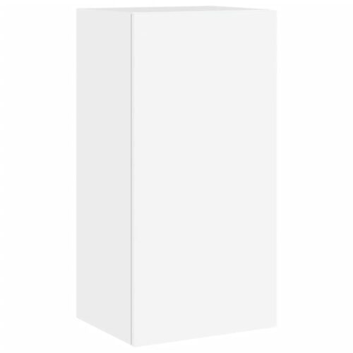 4-Piece TV Wall Cabinets with LED Lights White - Image 9