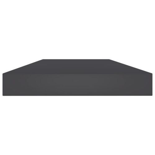 8pcs Wooden Bookshelf Boards DIY Shelf Cabinet Replacement Parts Grey 40x10x1.5cm - Image 3