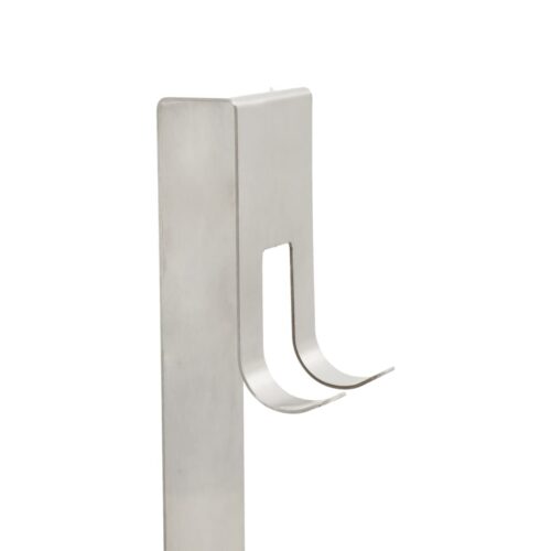 Over Door Shower Caddy Bathroom Storage Rack Hooks Holder Organizer Shelf Bath Brushed Stainless Steel - Image 7
