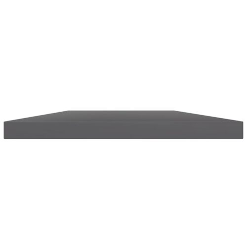 Bookshelf Boards 4pcs High Gloss Grey 60x30x1.5cm Engineered Wood - Image 3