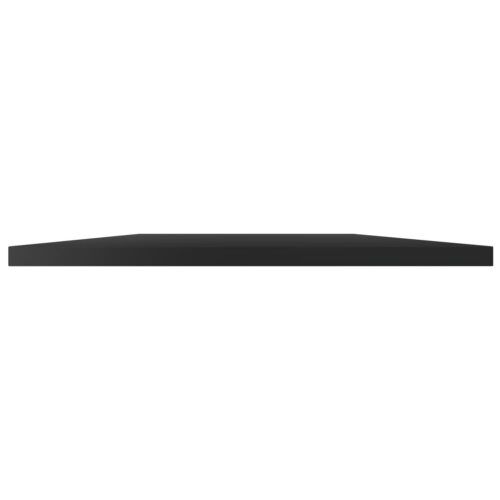 Bookshelf Boards 4pcs High Gloss Black 80x20x1.5cm Engineered Wood - Image 3