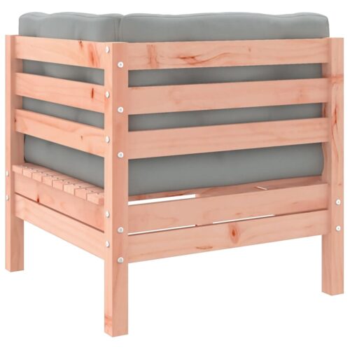 Garden Sofa Corner with Cushions Solid Wood Douglas - Image 7