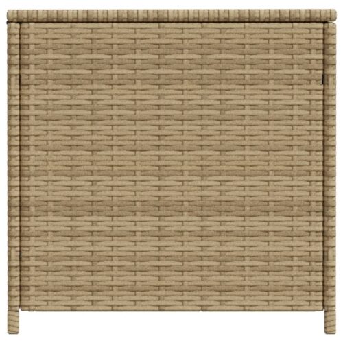 Garden Storage Box Mix Beige 469L Poly Rattan - Image 5
