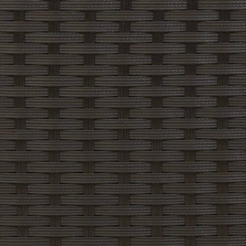 Garden Sofa 2-Seater with Stools Black Poly Rattan - Image 10