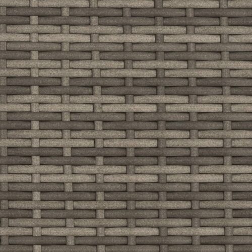 Garden Sofa 2-Seater with Stools Grey Poly Rattan - Image 9