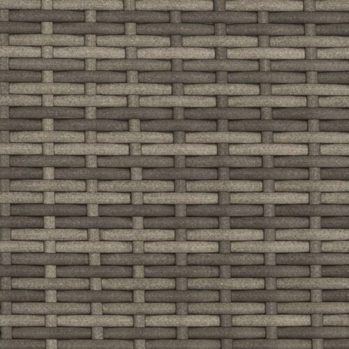 Garden Sofa 2-Seater with Canopy Stools Grey Poly Rattan - Image 10