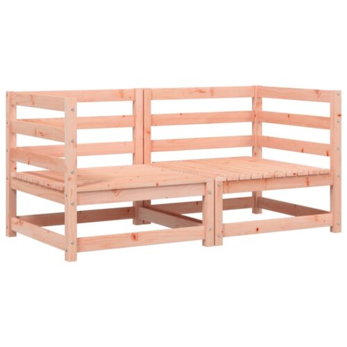Garden Sofas Corner with Cushions 2pcs Solid Wood Douglas - Image 3