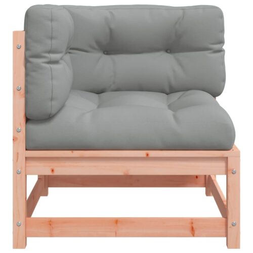 Garden Sofas Corner with Cushions 2pcs Solid Wood Douglas - Image 5