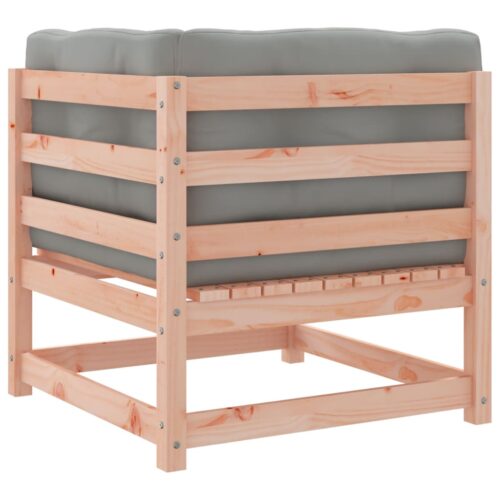 Garden Sofas Corner with Cushions 2pcs Solid Wood Douglas - Image 7