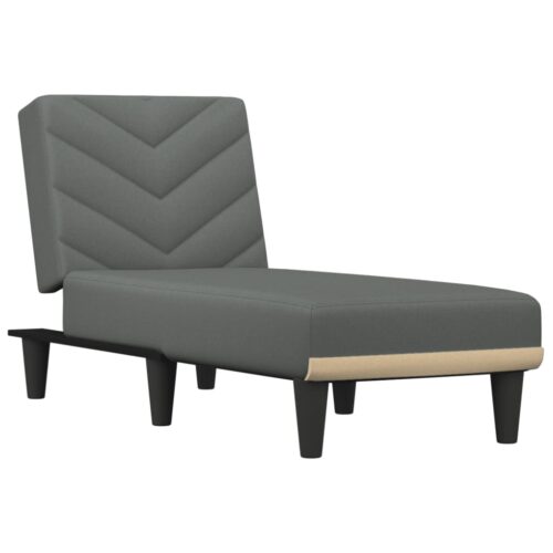 Velvet Chaise Lounge Chair Accent Lounger Bed Recliner Daybed Sofa Couch Grey