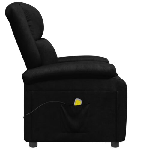 Massage Chair Black Faux Leather - Image 4