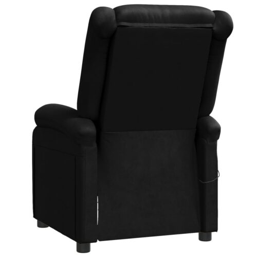 Massage Chair Black Faux Leather - Image 5