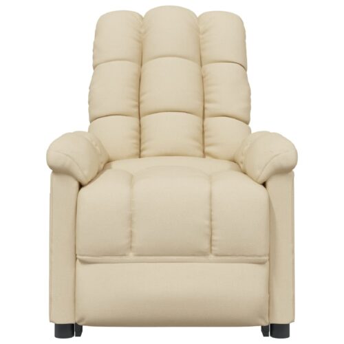 Massage Chair Cream Fabric - Image 3
