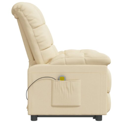 Massage Chair Cream Fabric - Image 4