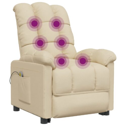 Massage Chair Cream Fabric - Image 6