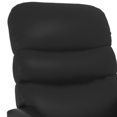 Massage Chair Black Faux Leather - Image 8