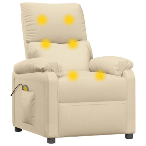 Massage Chair Cream Fabric - Image 2
