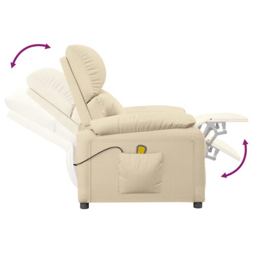 Massage Chair Cream Fabric - Image 7