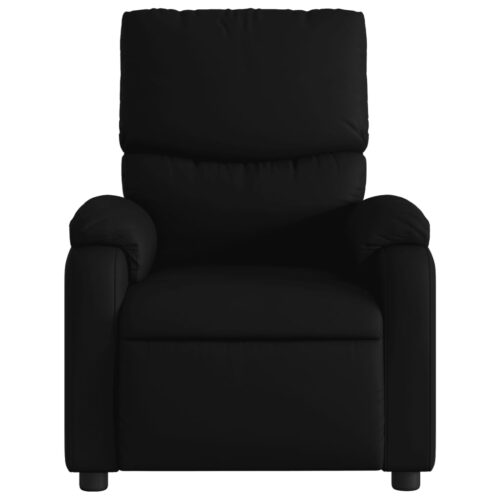 Massage Recliner Chair Black Faux Leather - Image 7