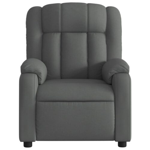 Electric Massage Recliner Chair Dark Grey Fabric - Image 8