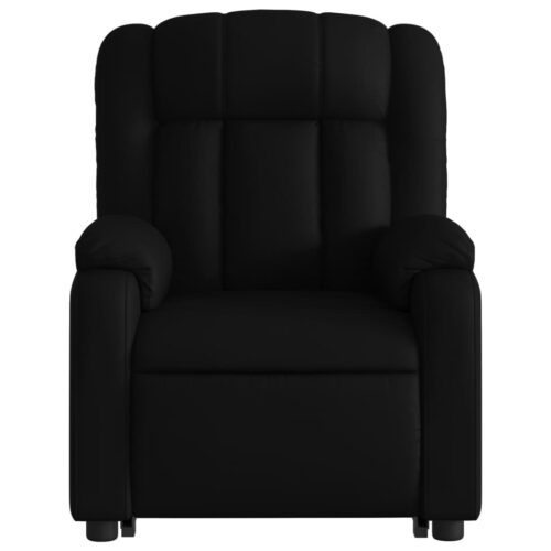 Electric Massage Recliner Chair Black Faux Leather - Image 8