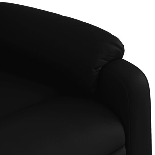 Electric Massage Recliner Chair Black Faux Leather - Image 10