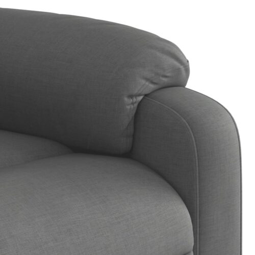 Stand up Massage Recliner Chair Dark Grey Fabric - Image 10