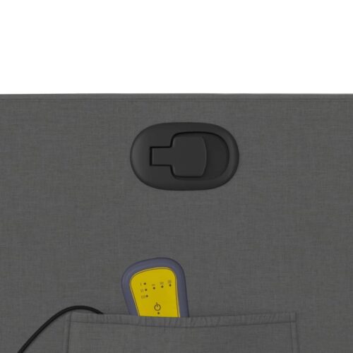 Electric Stand up Massage Recliner Chair Dark Grey Fabric - Image 11