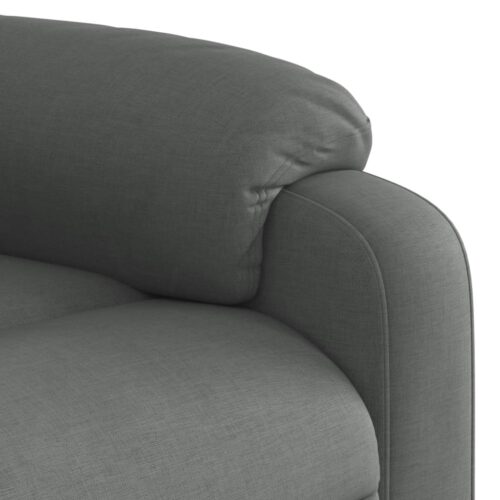 Electric Stand up Massage Recliner Chair Dark Grey Fabric - Image 11